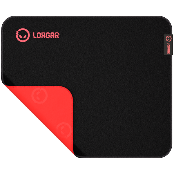 LORGAR Gaming Mouse Pad Main 323 Control Black/Red