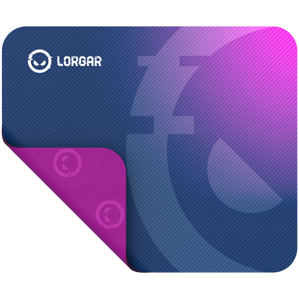 LORGAR Gaming Mouse Pad Main 133 Speed Purple