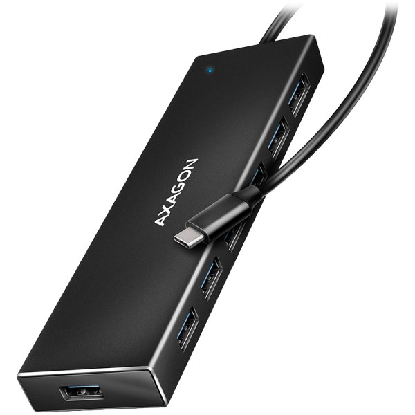 I/O HUB USB-C 7PORT FLAT/0.3M HUE-F7C AXAGON