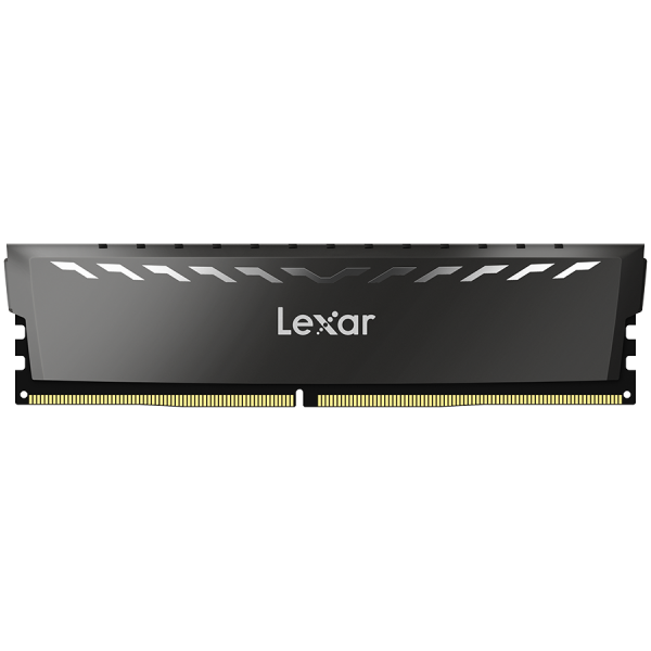 Lexar 8GB THOR DDR4 3600 UDIMM XMP Memory with white heatsink. Single pack