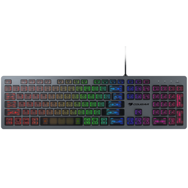 COUGAR VANTAR AX Gaming Keyboard, Aluminum RGB Scissor-Switch