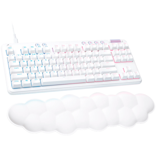 LOGITECH G713 TKL Corded Gaming Keyboard - OFF WHITE - USB - US INT'L - TACTILE