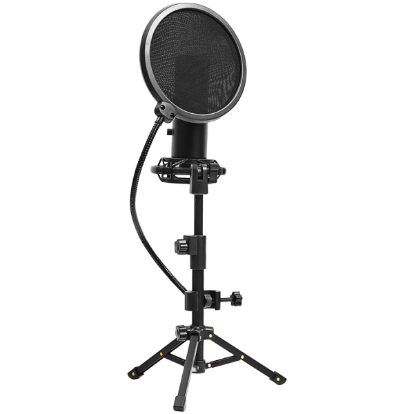 LORGAR Gaming Microphone Voicer 721 USB Condenser Black