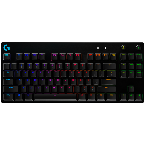LOGITECH G PRO X TKL LIGHTSPEED Mechanical Gaming Keyboard - BLACK - US INT'L - TACTILE