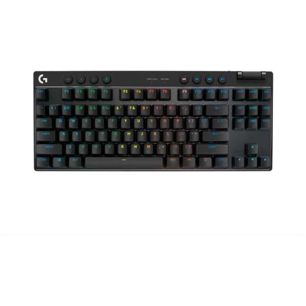 LOGITECH G PRO X TKL LIGHTSPEED Mechanical Gaming Keyboard - BLACK - NORDIC - LINEAR
