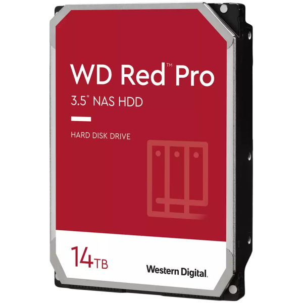 HDD|WESTERN DIGITAL|Red Pro|14TB|SATA|512 MB|7200 rpm|3,5"|WD142KFGX