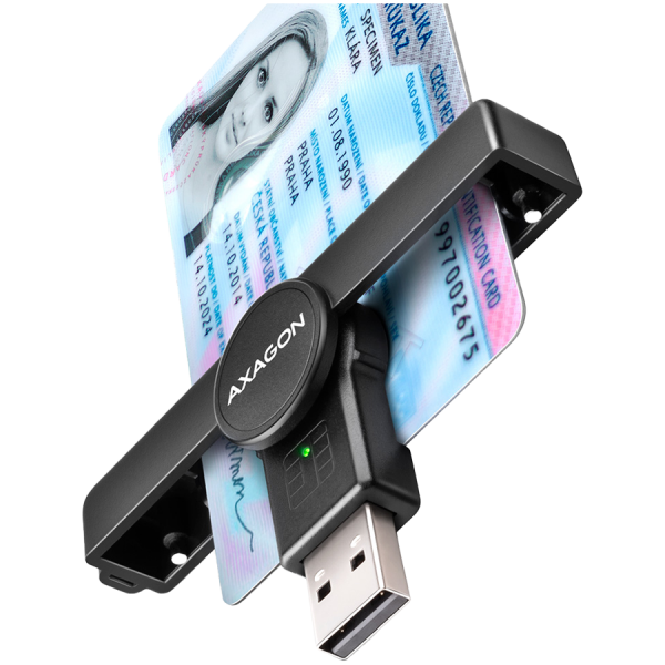CARD READER POCKET SMARTCARD/USB2.0 CRE-SMPA AXAGON