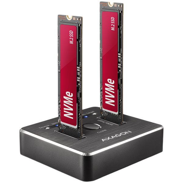 SSD ACC DOCK STATION USB-C/2XM.2 NVME ADSA-M2C AXAGON