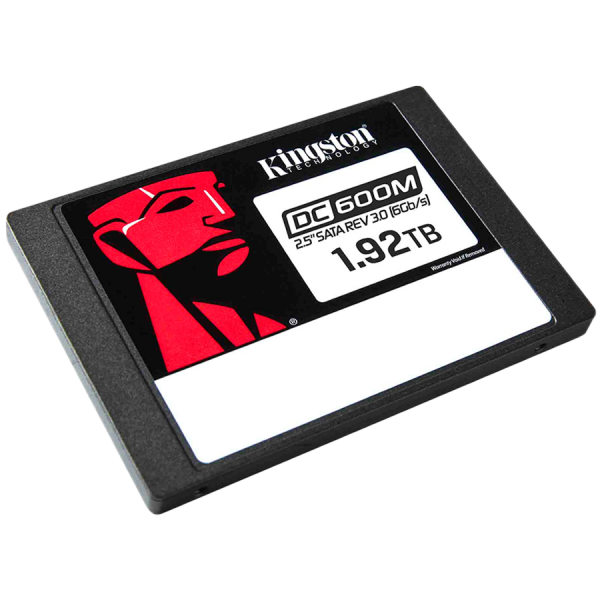 SSD|KINGSTON|DC600M|1920 GB|Serial ATA III|3504xTBW rating|MTBF 2000000 h|Read speed 560 MB/s|Write speed 530 MB/s|2.5"|SEDC600M/1920G