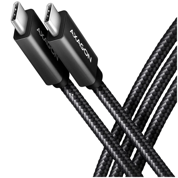 CABLE USB-C TO USB-C 2M 240W/BRAID BLK BUCM2-CM20AB AXAGON