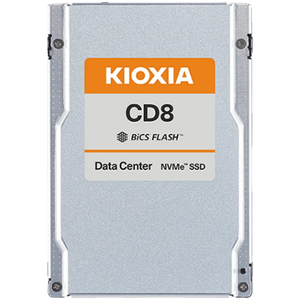 SSD Kioxia (U.2 15MM, 7.68TB, PCIe Gen4 1x4, BiCS FLASH TLC, CD8-R SIE*)