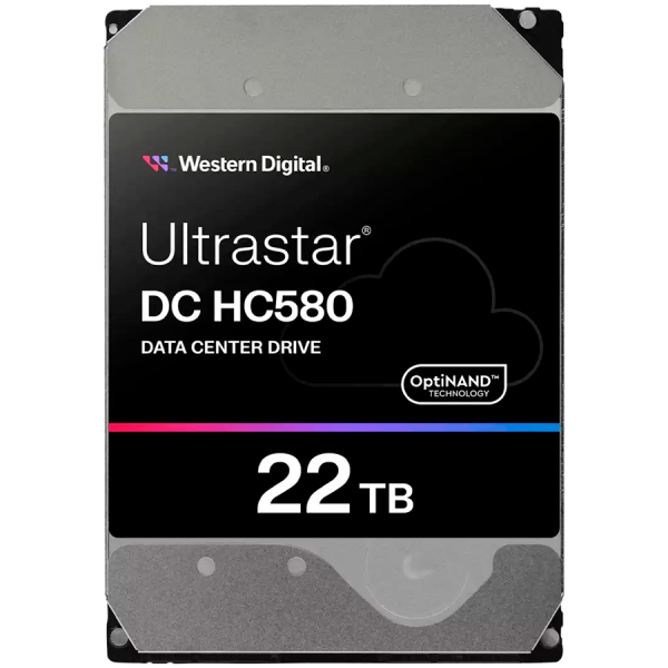 HDD Server WD/HGST Ultrastar 22TB DC HC580, 3.5", 512MB, 7200RPM, SATA, 512E SE NP3, SKU: 0F62785