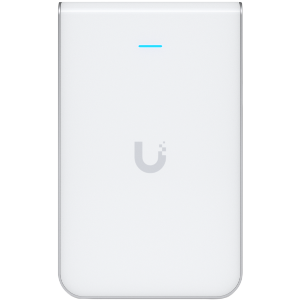 UBIQUITI In-Wall HD; WiFi 5; 6 spatial streams; 90 m² (1,000 ft²) coverage; 200+ connected devices; Powered using PoE/PoE+; (4) GbE ports with (1) PoE output; GbE uplink.