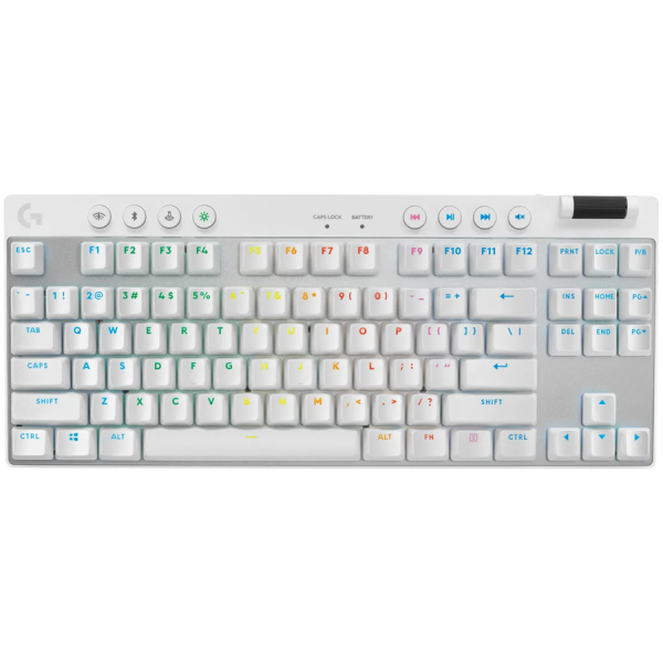 KEYBOARD WRL PRO X TKL/WHITE 920-012148 LOGITECH
