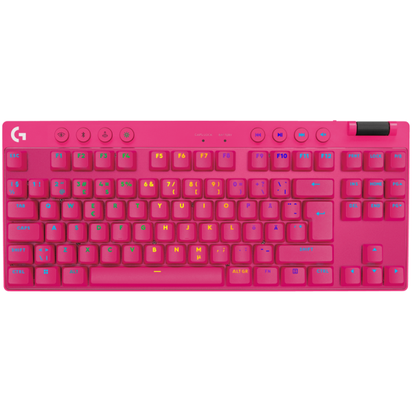 KEYBOARD WRL PRO X TKL/PINK 920-012159 LOGITECH