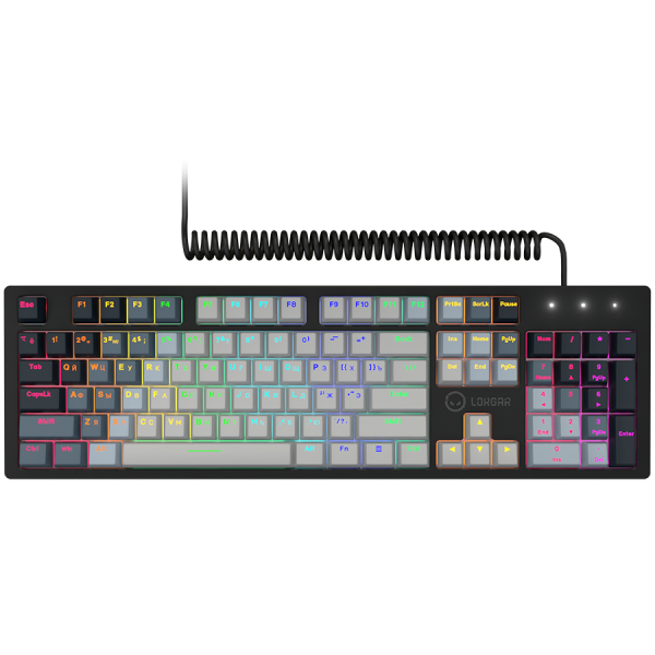 LORGAR Gaming Keyboard Azar 514 Wired White RU
