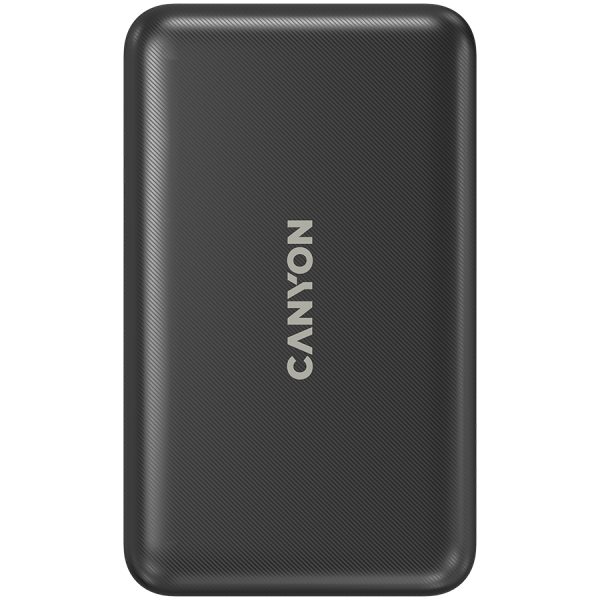 CANYON power bank PB-1001 10000 mAh PD 18W QC 3.0 Wireless 10W Black