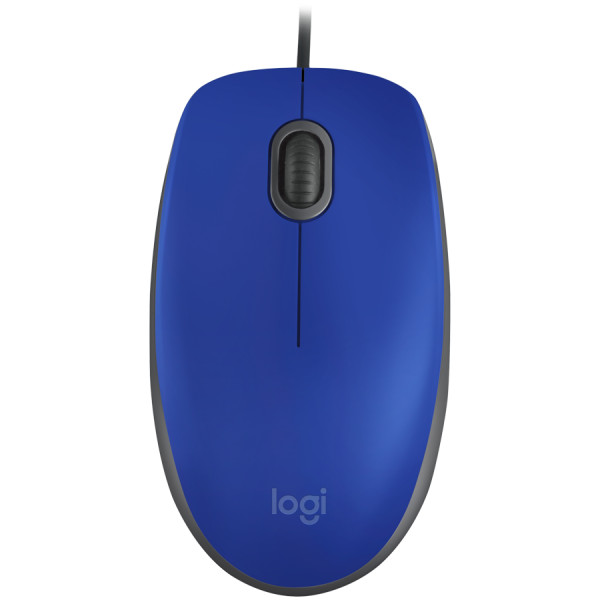 LOGITECH M110 Silent - BLUE - USB - EMEA-808 - AKOYA HANGTAB BOX M110S