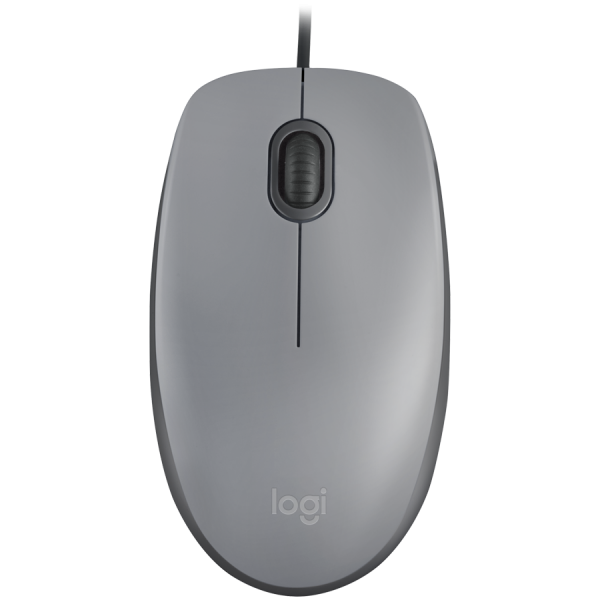 MOUSE USB OPTICAL M110 SILENT/MID GRAY 910-006760 LOGITECH