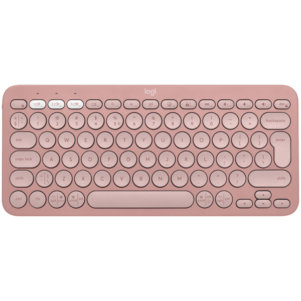 LOGITECH K380 for MAC Multi-Device Bluetooth Keyboard - ROSE - NORDIC