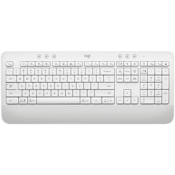 LOGITECH K650 SIGNATURE Bluetooth keyboard - OFF WHITE - NORDIC