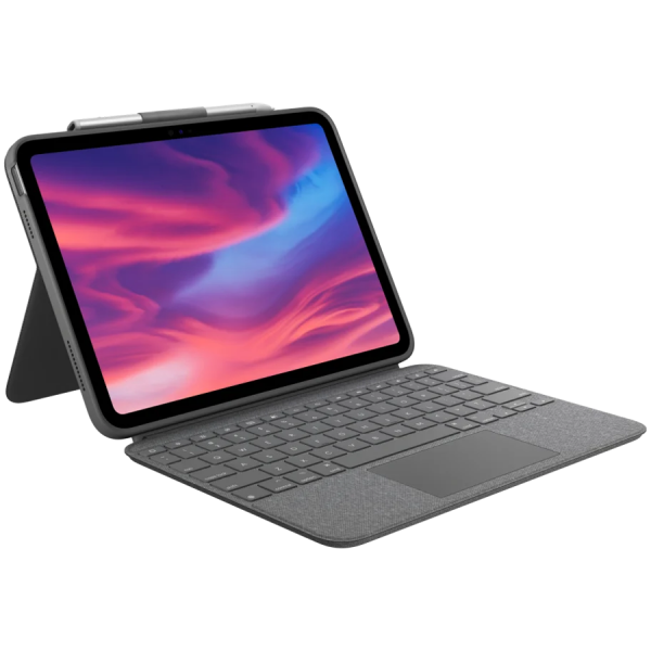 LOGITECH Combo Touch for iPad (10th gen)-OXFORD GREY-ARA (102)