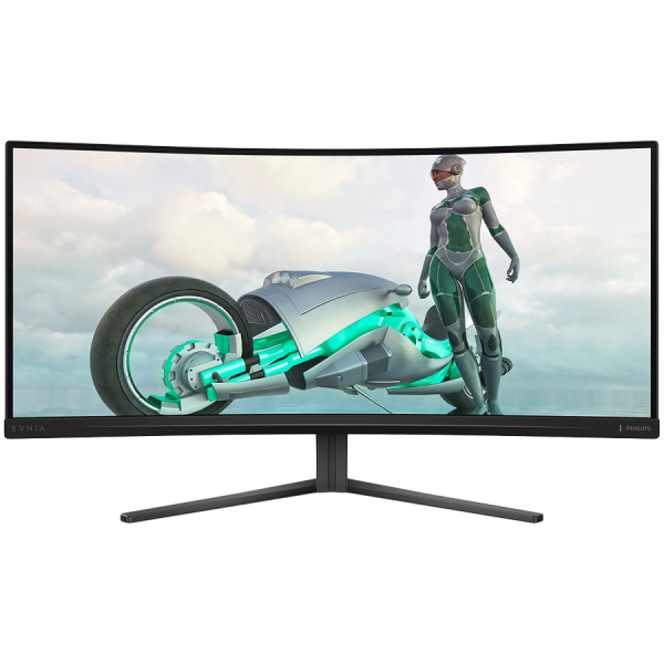 Philips Monitor Evnia 3000 34M2C3500L 34'' Curved VA, 3440x1440 (WQHD), 180Hz, 0.5ms, 300 cd/m², 4000:1, HDR10, 2x HDMI, DisplayPort, Adaptive Sync, 3-year warranty