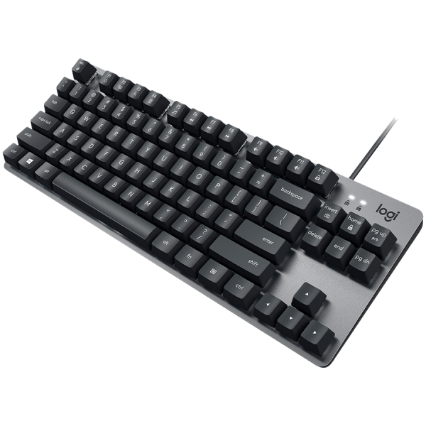 LOGITECH K835 TKL Mechanical Keyboard - GRAPHITE/SLATE GREY - USB - NORDIC - TTC RED