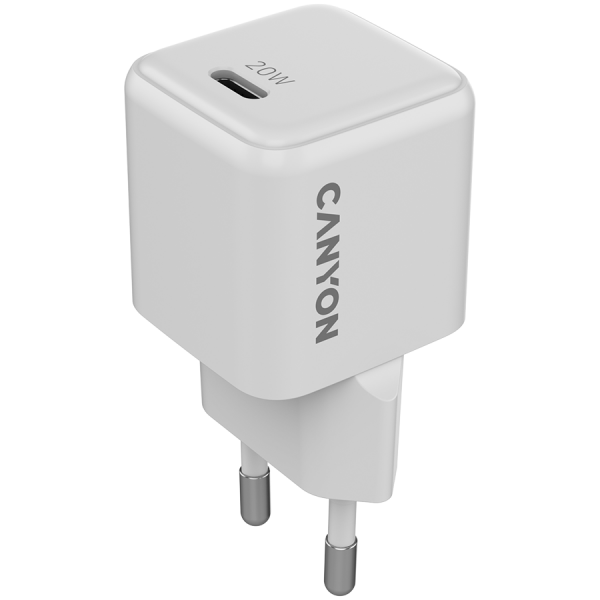 CANYON charger CU20C GaN 20W 1xPD EU White