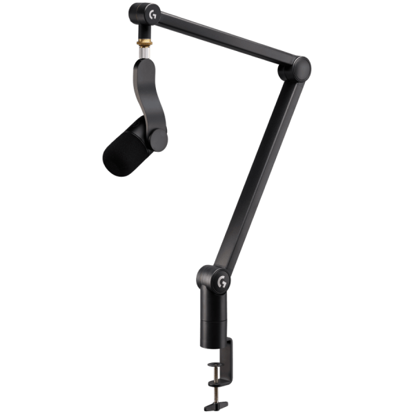 LOGITECH G Yeticaster GX Dynamic RGB Gaming Mic with LIGHTSYNC and Premium Desktop Microphone Boom Arm - BLACK - USB - N/A - WWi-9006 - EMEA