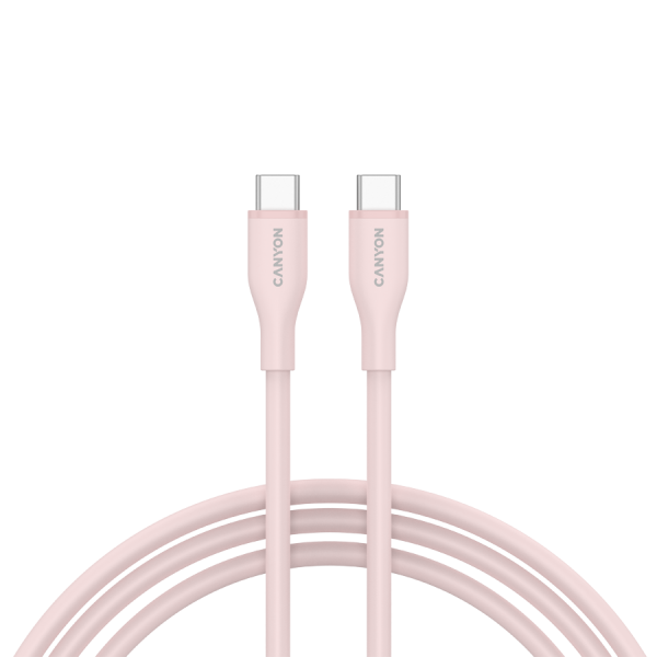 CANYON cable CC60SC10 C-C 60W 1m Silicon Pink Sand