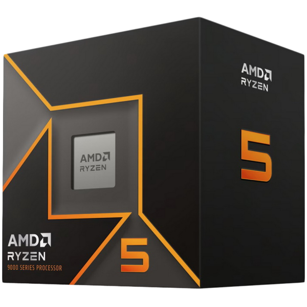 AMD CPU Desktop Ryzen 5 6/12T 9600 (5.2GHz,38MB,65W,AM5) box, with Wraith Stealth Cooler and Radeon Graphics