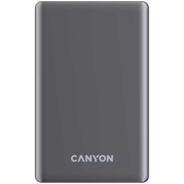CANYON power bank OnPower 510 slim Magnetic 10000 mAh PD20W Dark Grey