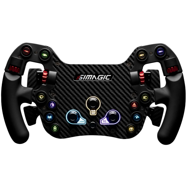 SIMAGIC FX Steering Wheel, Carbon Fiber, Shifter & Clutch Paddles. S204