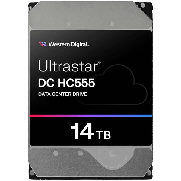 HDD Server WD/HGST ULTRASTAR DC HC555 (3.5’’, 14TB, 512MB, 7200RPM, SAS 12Gb/s, 512E SE P3) SKU: 0B47743