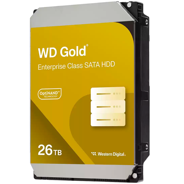HDD|WESTERN DIGITAL|Gold|26TB|SATA|512 MB|7200 rpm|3,5"|WD261KRYZ