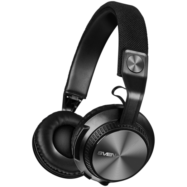 Wireless stereo headphones with microphone SVEN AP-B630MV, black; AP-B630MV