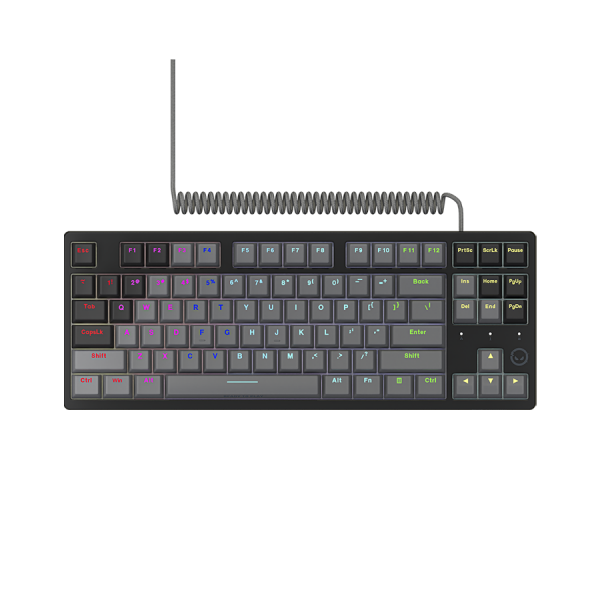 LORGAR Gaming Keyboard Azar 514TKL Wired Black EN