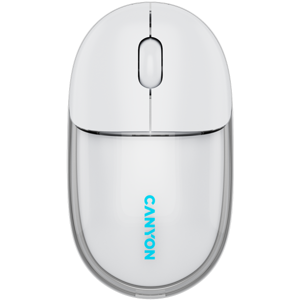 CANYON mouse OnClick 24 BT/ Wireless Transparent/White