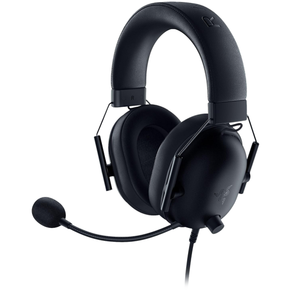 Razer BlackShark V2 X For PlayStation, Wired Console Headset, Black, Tri-Force Drivers 50", Hyperclear Cardoid Mic, leatherette ear cushions for a plush fit and feel