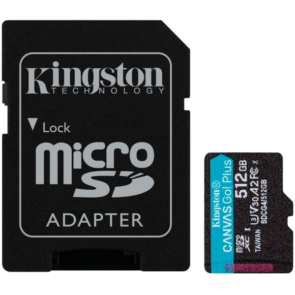 MEMORY MICRO SDXC 512GB UHS-I/W/A SDCG4/512GB KINGSTON