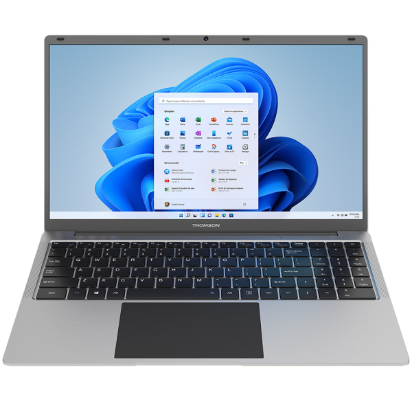 THOMSON laptop Neo N15, 15,6-inch, Intel Celeron N4020/1920x1080 FHD TN, 8GB RAM DDR4, 256Gb SSD, Wifi AC, BT, 1MP Webcam, TypeC data, 8000 mAh 7.6V, Windows 11S, Keyboard QWERTY US, Silver