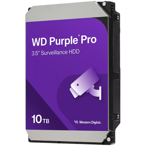 HDD|WESTERN DIGITAL|Purple Pro|10TB|SATA 3.0|512 MB|7200 rpm|3,5"|WD102PURP