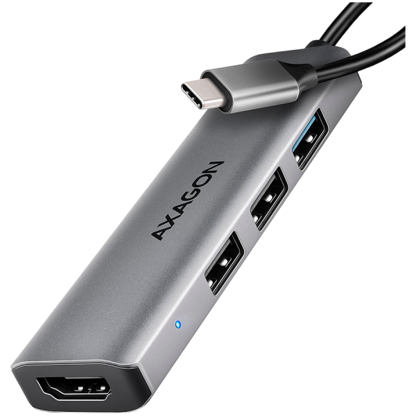 I/O HUB USB-C 4IN1/0.15M HMC-H3A AXAGON