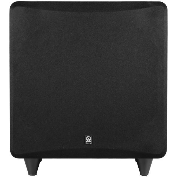 Origin Acoustics SUBV10P Performance Powered Subwoofer with Premium Line Grain Finish, 10'' Driver