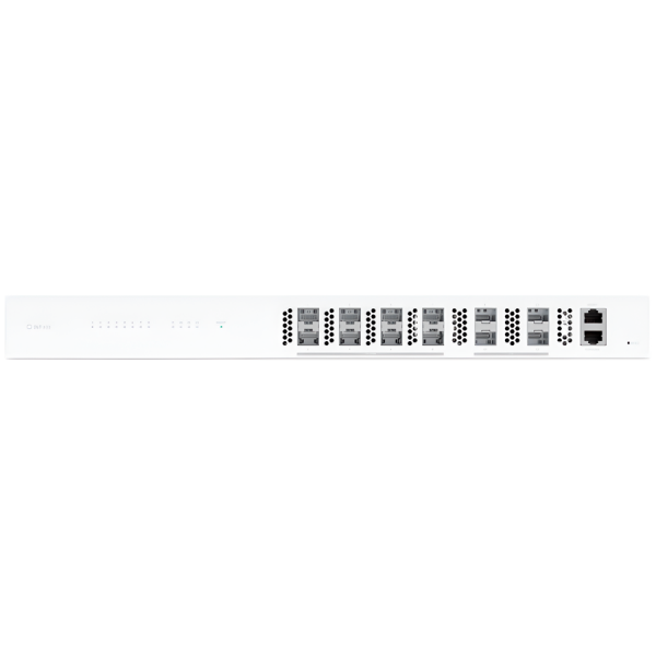 Ubiquiti UISP-FIBER-OLT-XGS 8x 10G SFP+ OLT ports, 4x 25G SFP28 uplink ports, 2x Hot-swappable power supply ports