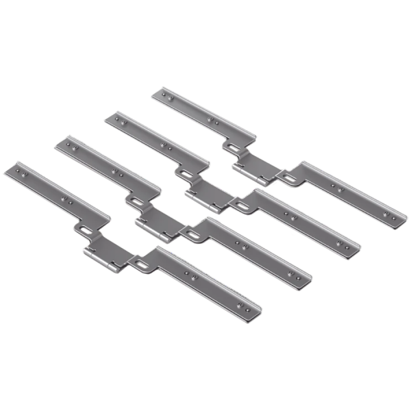 Ubiquiti Toolless Mini Rack Stacking Kit accessory set that connects two Toolless Mini Racks to create a 12U network rack