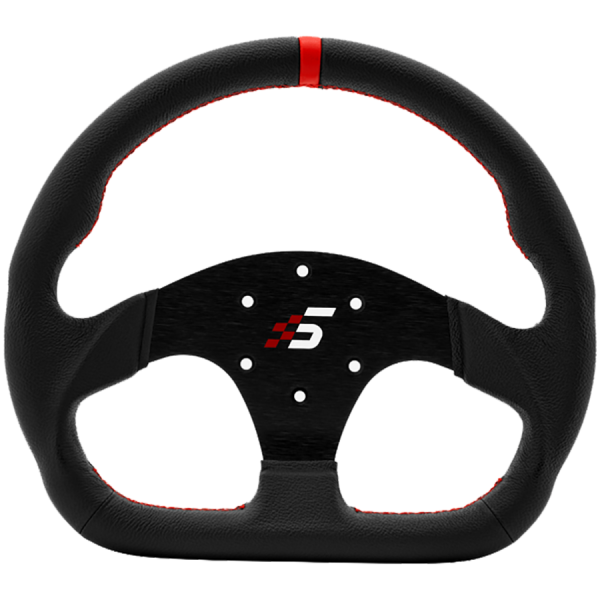 SIMAGIC D-Shaped Steering wheel without HUB, 325mm, Leather. S408