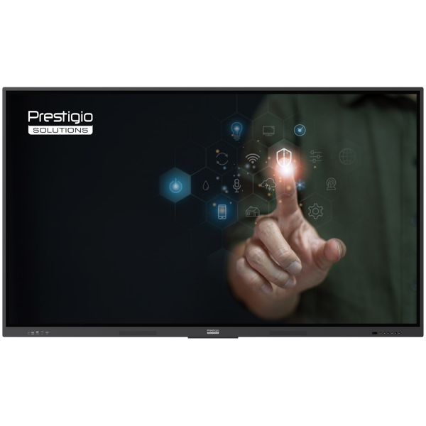 PRESTIGIO SOLUTIONS Multiboard 65" Light Series UHD 4K, Android 13, Dual Wi-Fi, 40TP, touch pen