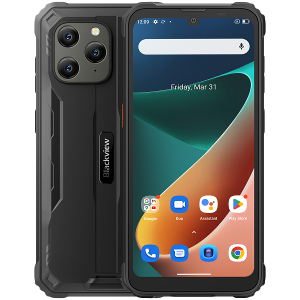Blackview Rugged BV5300 PRO LTE 6.10" HD+IPS 720x1560 MT6765 Octa-core 2.3GHz 4GB/64GB Front 8MP Rear 13MP NFC 6580mAh NO Charger Android 14 Black